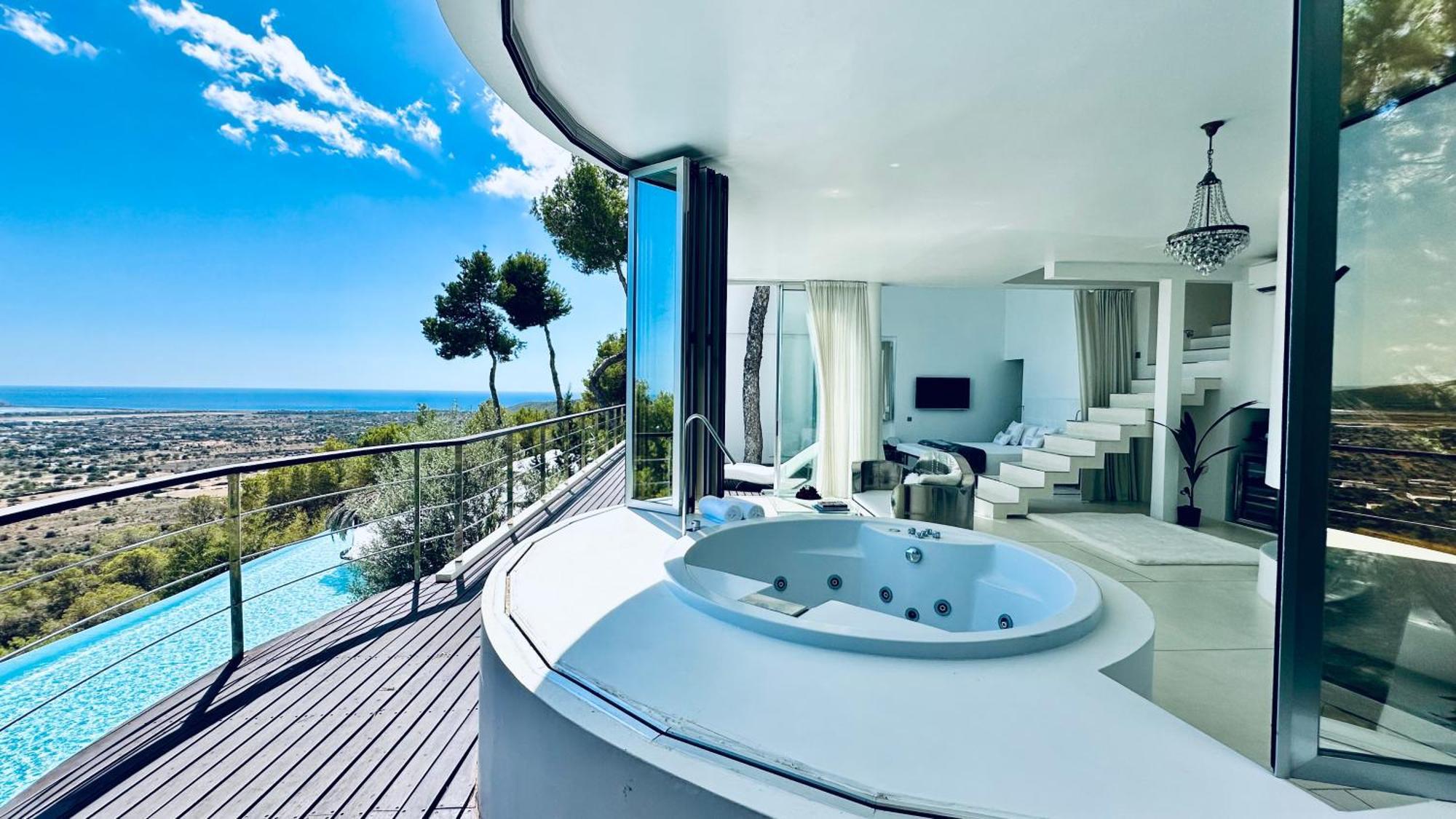 Villa Roca Ibiza - Un Paraiso Premium A Solo 10 Minutos De La Ciudad De Ibiza Y De Las Playas Cala Jondal Y Salinas Sant Jordi de ses Salines ภายนอก รูปภาพ